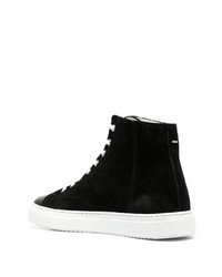 Мужские черные замшевые высокие кеды от Low Brand