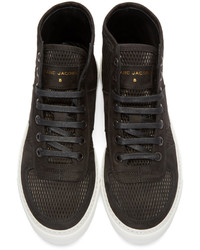 Мужские черные замшевые высокие кеды от Marc Jacobs