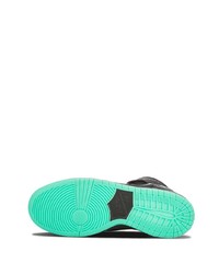 Мужские черные замшевые высокие кеды от Nike