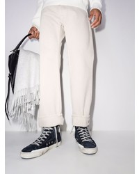 Мужские черные замшевые высокие кеды от Golden Goose