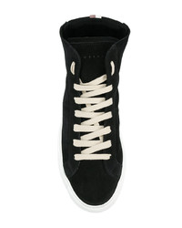 Мужские черные замшевые высокие кеды от Low Brand