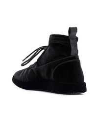 Женские черные замшевые высокие кеды от Giuseppe Zanotti Design