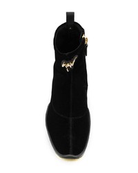 Женские черные замшевые высокие кеды от Giuseppe Zanotti Design