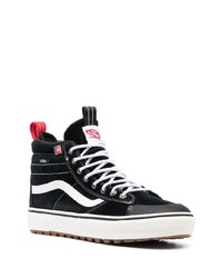 Мужские черные замшевые высокие кеды от Vans