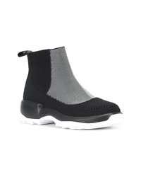 Женские черные замшевые высокие кеды от Camper