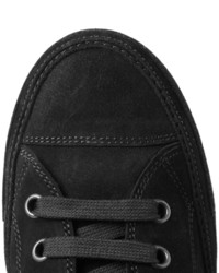 Мужские черные замшевые высокие кеды от Ann Demeulemeester