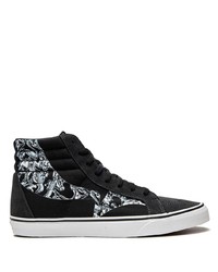 Мужские черные замшевые высокие кеды от Vans