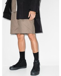 Мужские черные замшевые высокие кеды от Y-3