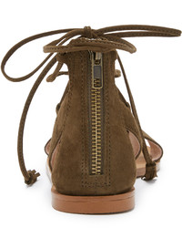 Черные замшевые гладиаторы от Madewell