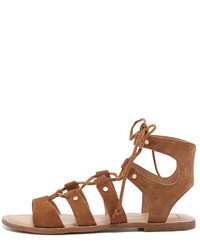 Черные замшевые гладиаторы от Dolce Vita