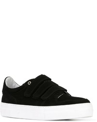 Мужские черные замшевые кеды от AMI Alexandre Mattiussi