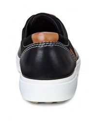 Мужские черные замшевые кеды от Ecco