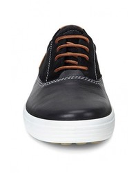 Мужские черные замшевые кеды от Ecco