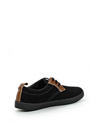 Мужские черные замшевые кеды от Elong