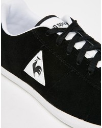 Мужские черные замшевые кеды от Le Coq Sportif