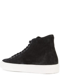 Мужские черные замшевые кеды от Common Projects