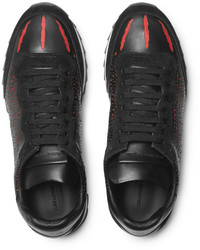 Мужские черные замшевые кеды от Alexander McQueen