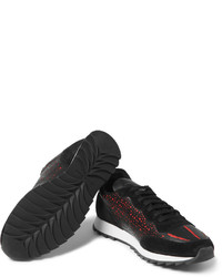 Мужские черные замшевые кеды от Alexander McQueen