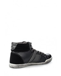 Мужские черные замшевые кеды от Montefiori