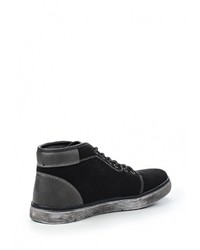 Мужские черные замшевые кеды от Montefiori