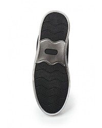 Мужские черные замшевые кеды от Montefiori