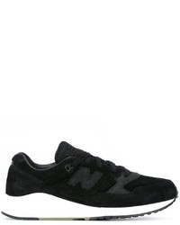 Мужские черные замшевые кеды от New Balance