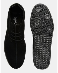 Мужские черные замшевые кеды от Religion