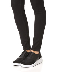 Женские черные замшевые кеды от DKNY