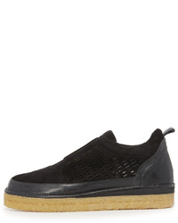 Женские черные замшевые кеды от Zero Maria Cornejo