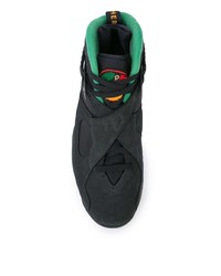 Мужские черные замшевые кроссовки с принтом от Jordan