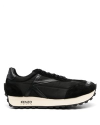 Мужские черные замшевые кроссовки от Kenzo