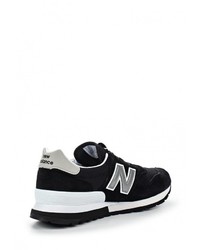 Мужские черные замшевые кроссовки от New Balance