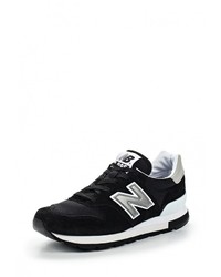 Мужские черные замшевые кроссовки от New Balance