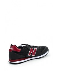 Мужские черные замшевые кроссовки от New Balance