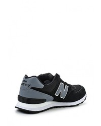 Мужские черные замшевые кроссовки от New Balance