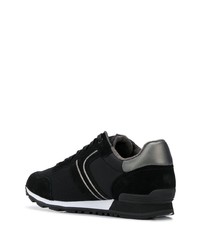 Мужские черные замшевые кроссовки от BOSS HUGO BOSS