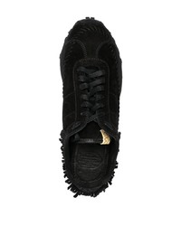 Мужские черные замшевые кроссовки от VISVIM