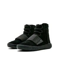 Мужские черные замшевые кроссовки от adidas YEEZY