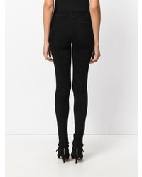 Черные замшевые леггинсы от Sylvie Schimmel