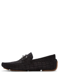 Мужские черные замшевые лоферы от Jimmy Choo