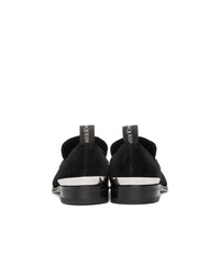 Мужские черные замшевые лоферы от Alexander McQueen