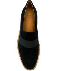 Женские черные замшевые лоферы от Castaner