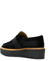 Женские черные замшевые лоферы от Castaner