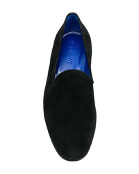 Мужские черные замшевые лоферы от Leqarant