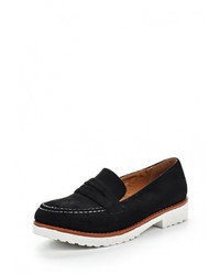 Женские черные замшевые лоферы от Coco Perla