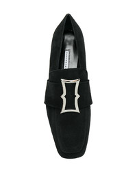 Женские черные замшевые лоферы от Dorateymur