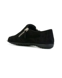 Женские черные замшевые лоферы от Giuseppe Zanotti Design