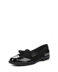 Женские черные замшевые лоферы от Dorothy Perkins