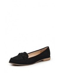 Женские черные замшевые лоферы от Dorothy Perkins