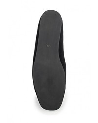 Женские черные замшевые лоферы от Grand Style